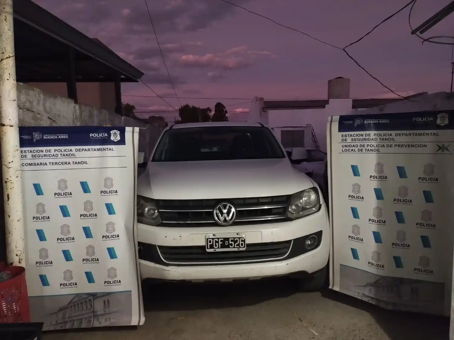 Se recuperó en Tandil una camioneta que había sido robada en Escobar