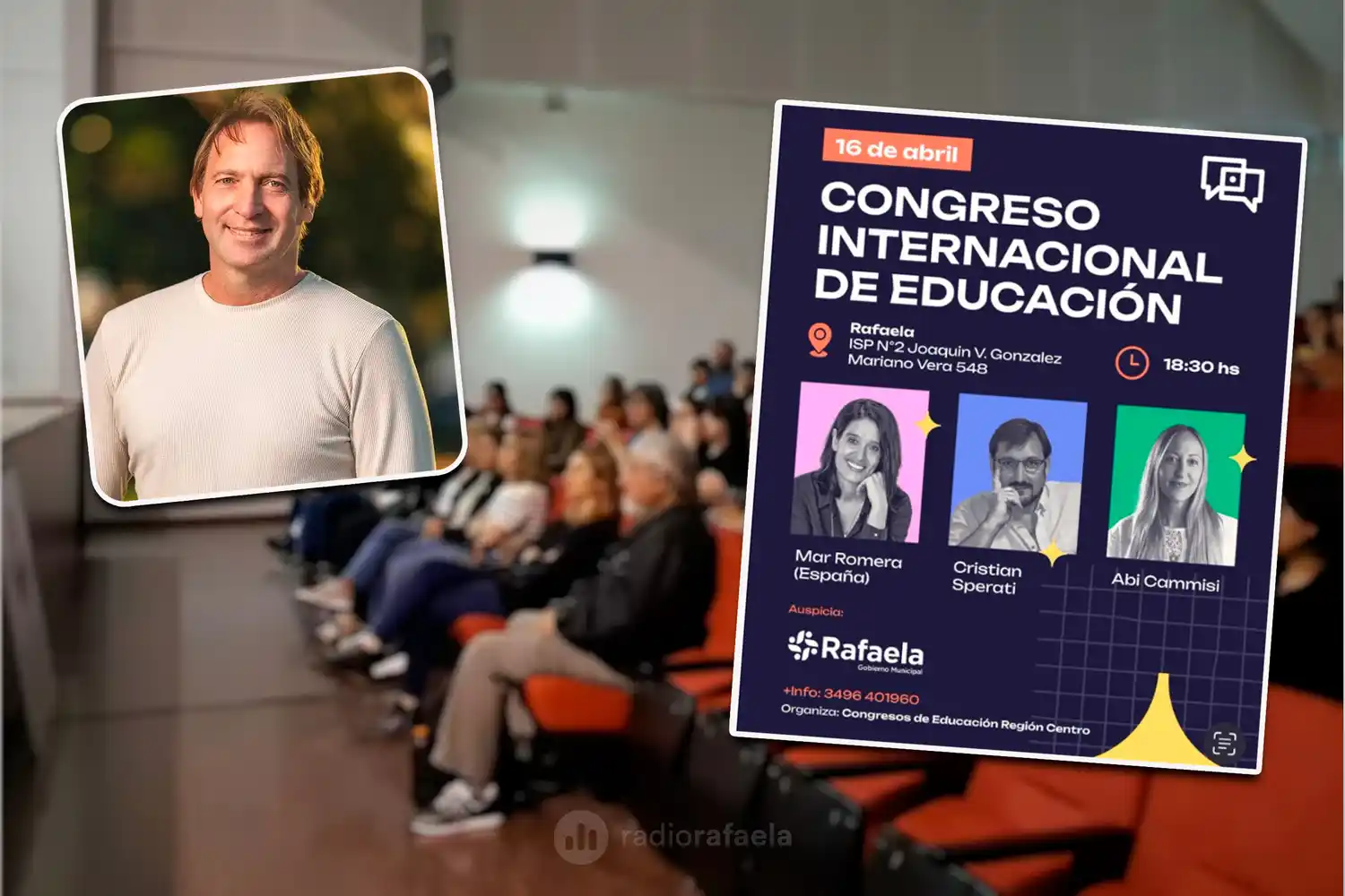 Rafaela será sede de un Congreso Internacional de Educación con disertantes de nivel mundial: ¿cuándo y dónde?