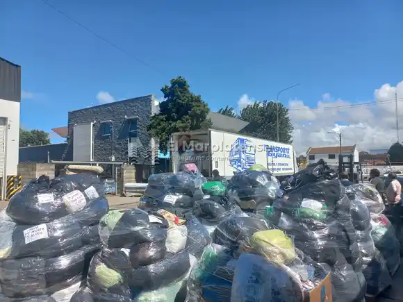Donaciones para Bahía Blanca: "La gente se acercó hasta último momento"