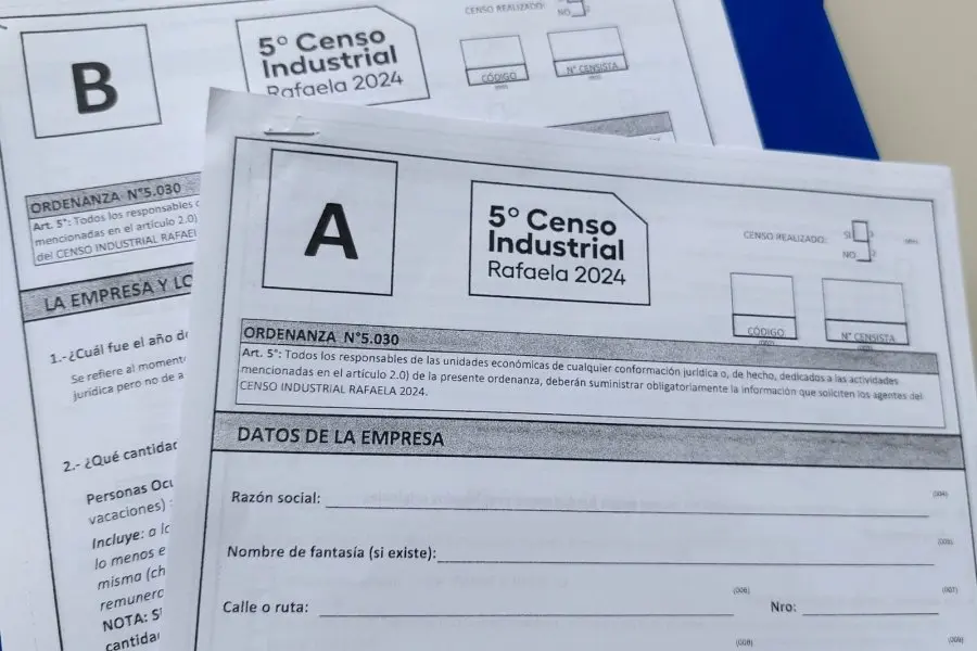 Comenzó el trabajo de campo del Censo Industrial Rafaela 2024