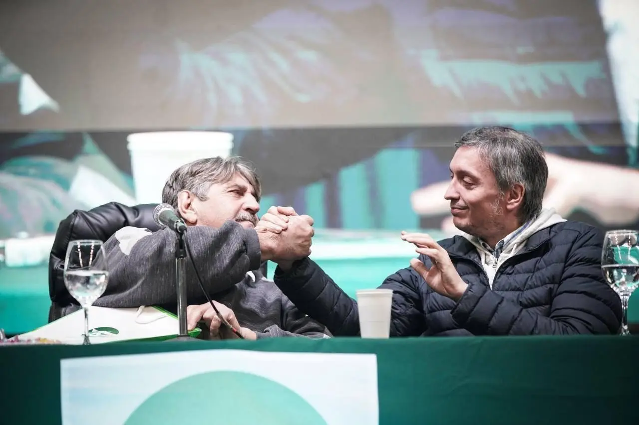 Máximo Kirchner en La Matanza: "Me sobra el coraje y la espalda para enfrentar al macrismo”