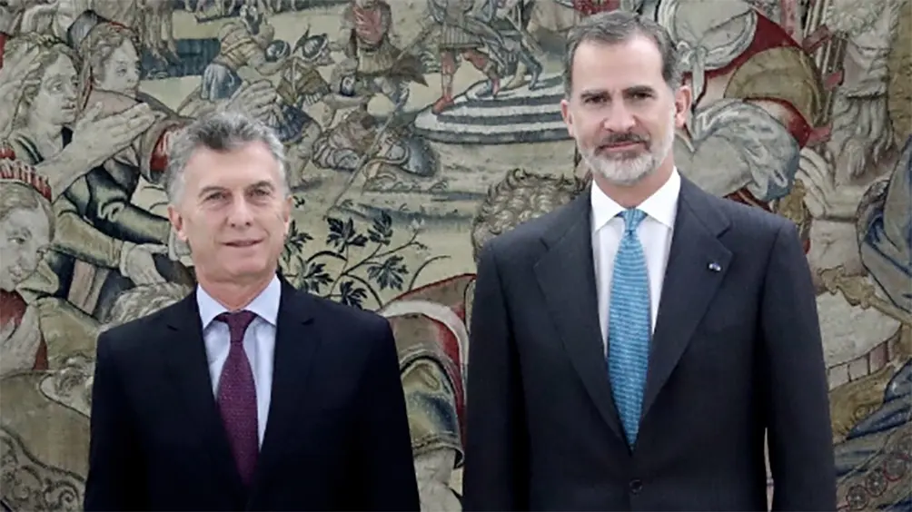 Macri se reunió con el rey Felipe VI en su segundo día de visita a España