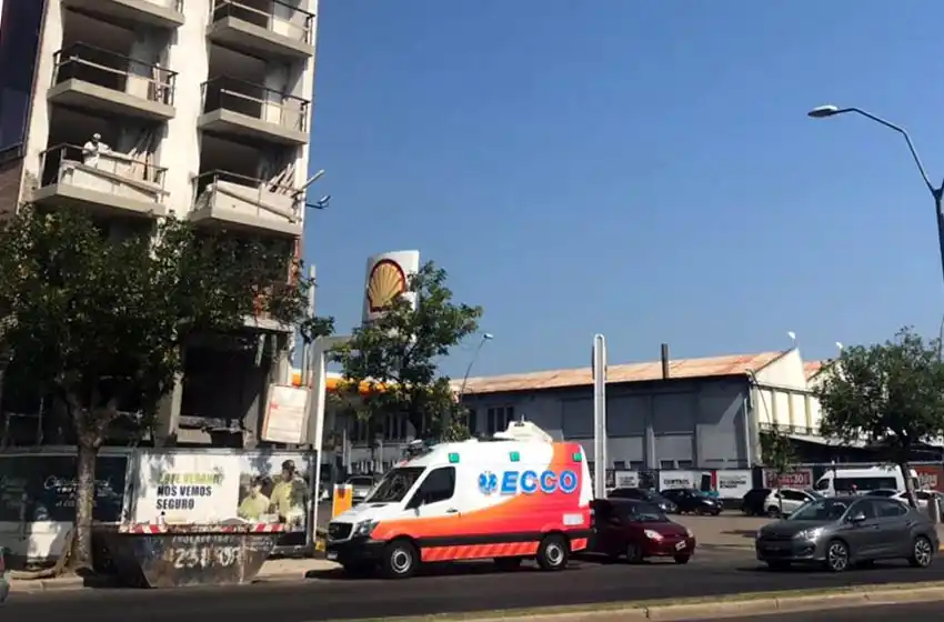 Cayeron al vacío en una obra en construcción