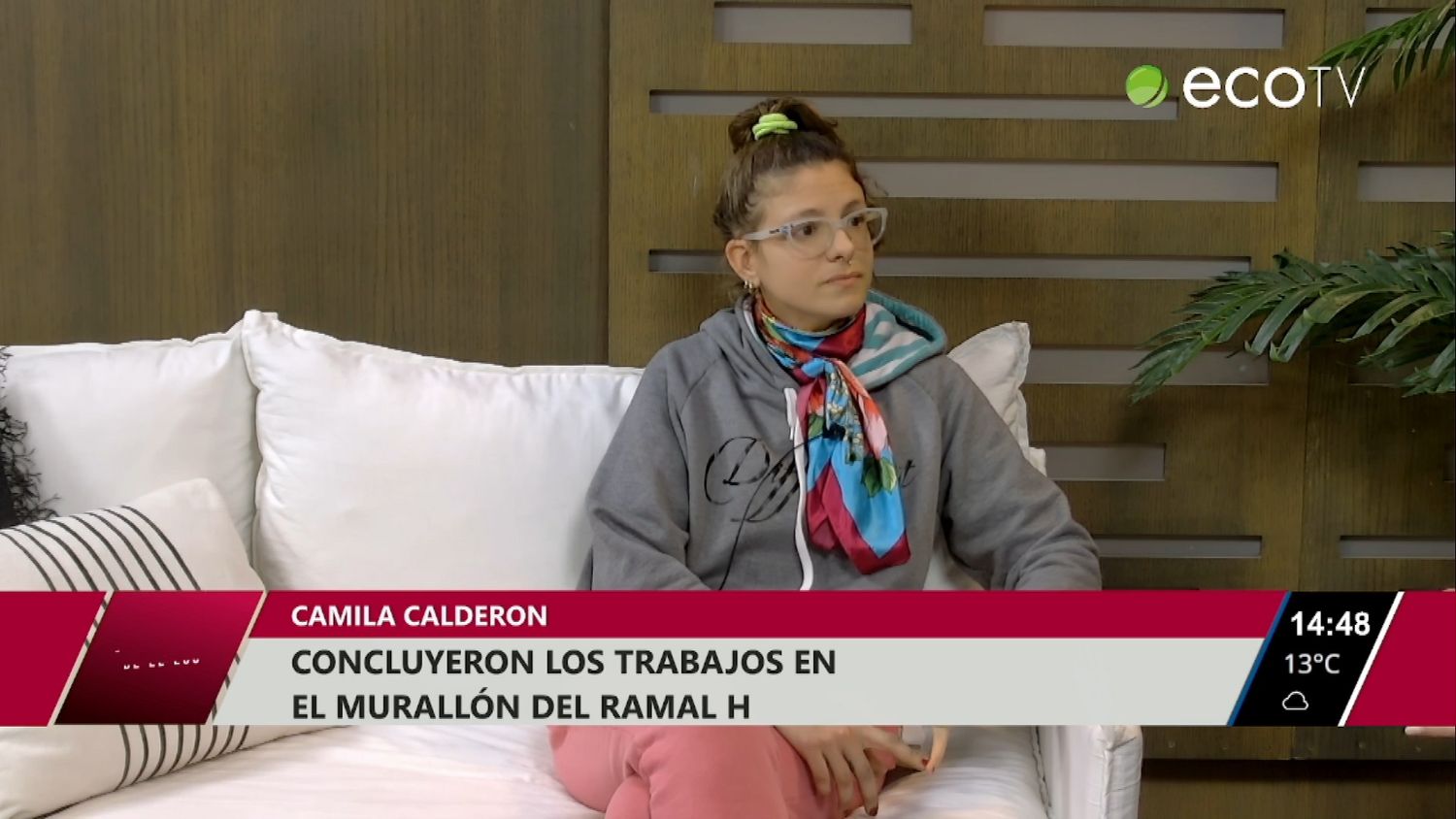 Concluyeron los trabajos en el murallón del Ramal H