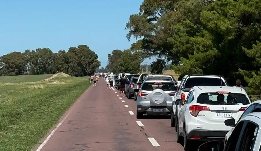 Choque en cadena sin heridos en el acceso a Monte: la ruta ya fue liberada al tránsito