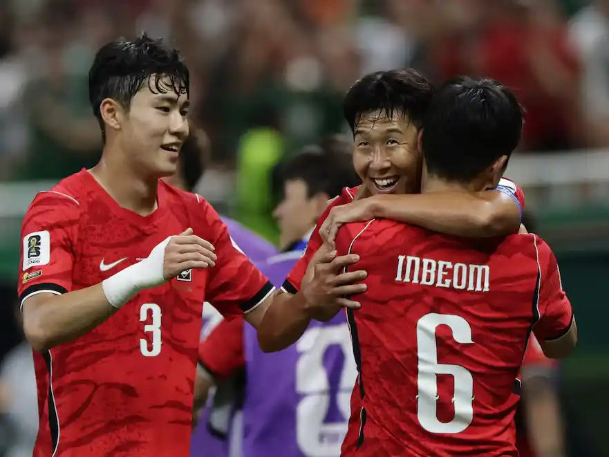 Corea del Sur corrió desde atrás a República Checa y ganó en su debut con un golazo de 26 toques