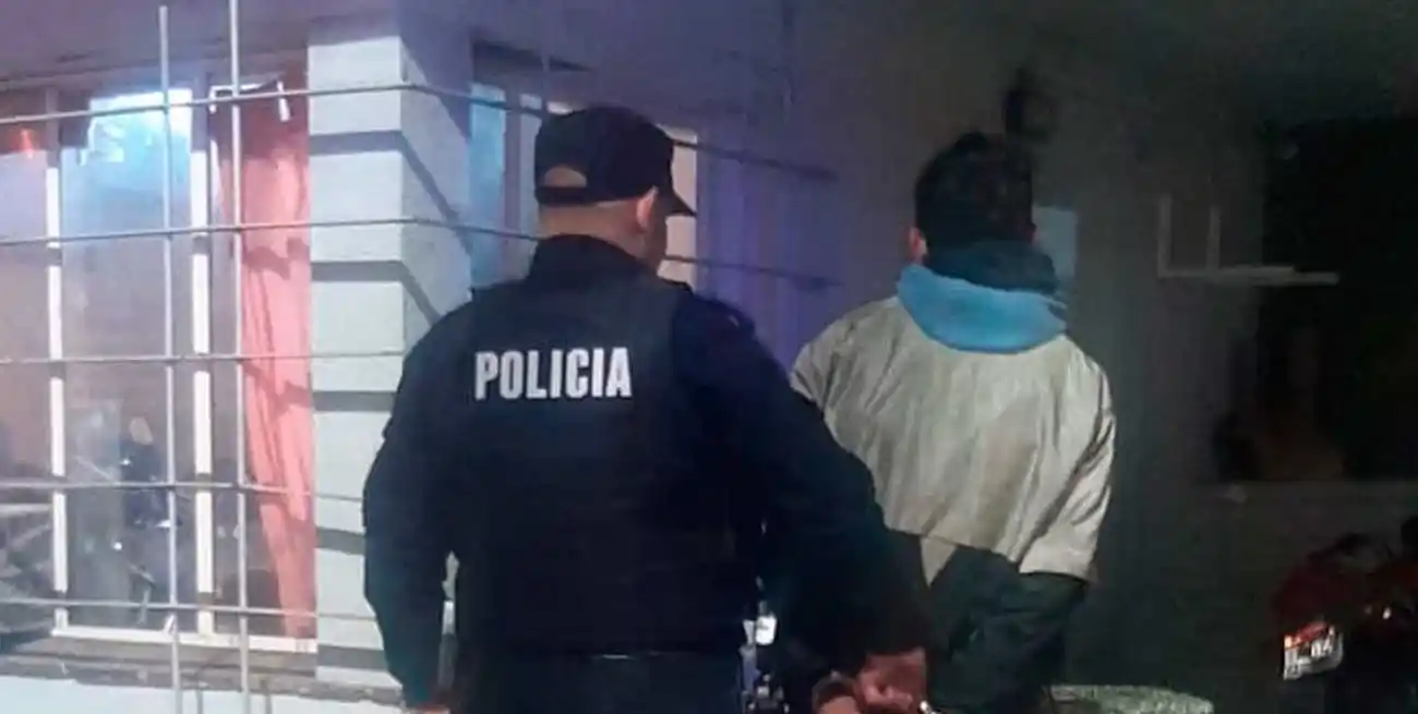 El delincuente fue trasladado a la Seccional 9na.
