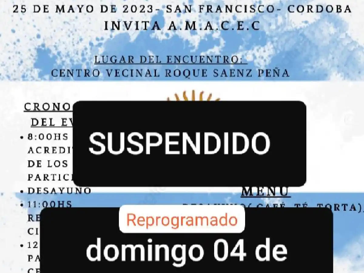 Reprograman el encuentro de motos clásicas del 25 de Mayo