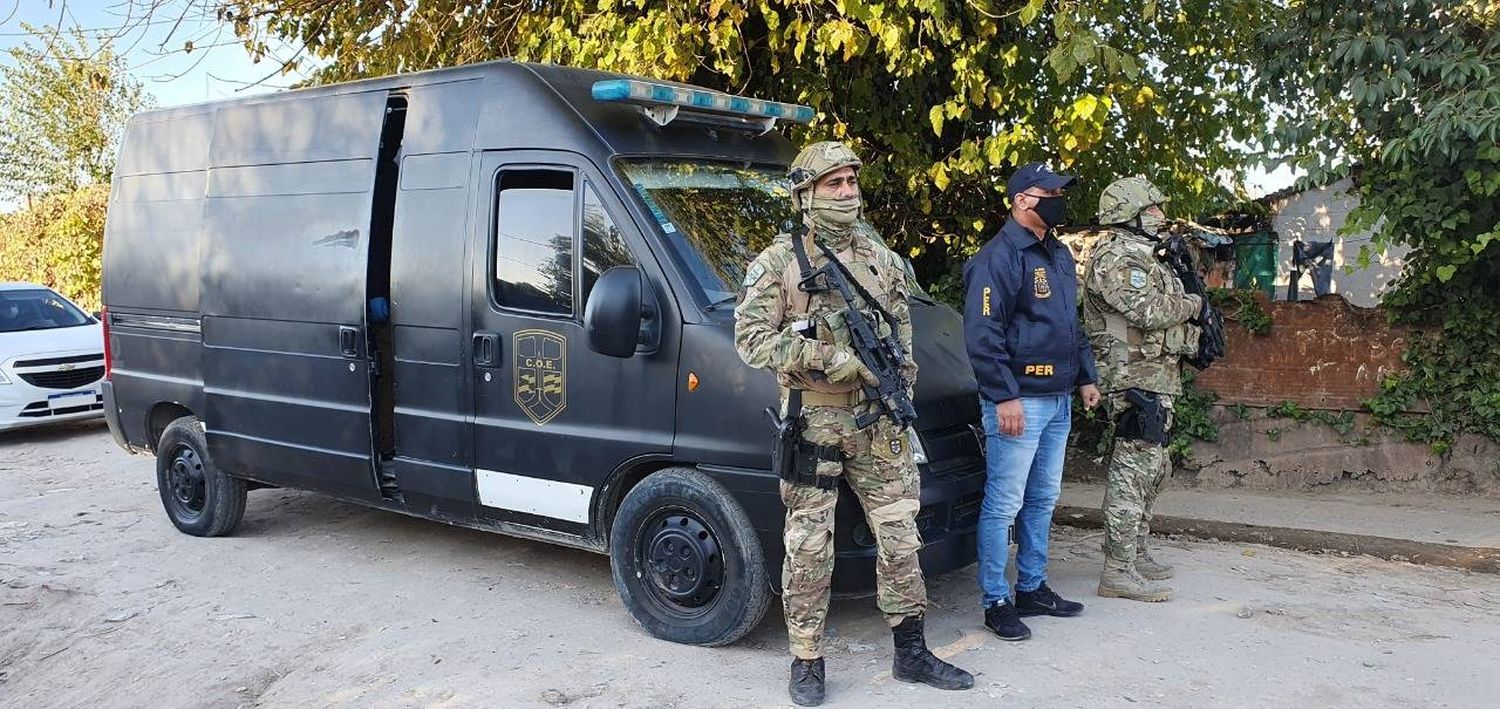 Narcomenudeo: secuestro tras allanamiento 