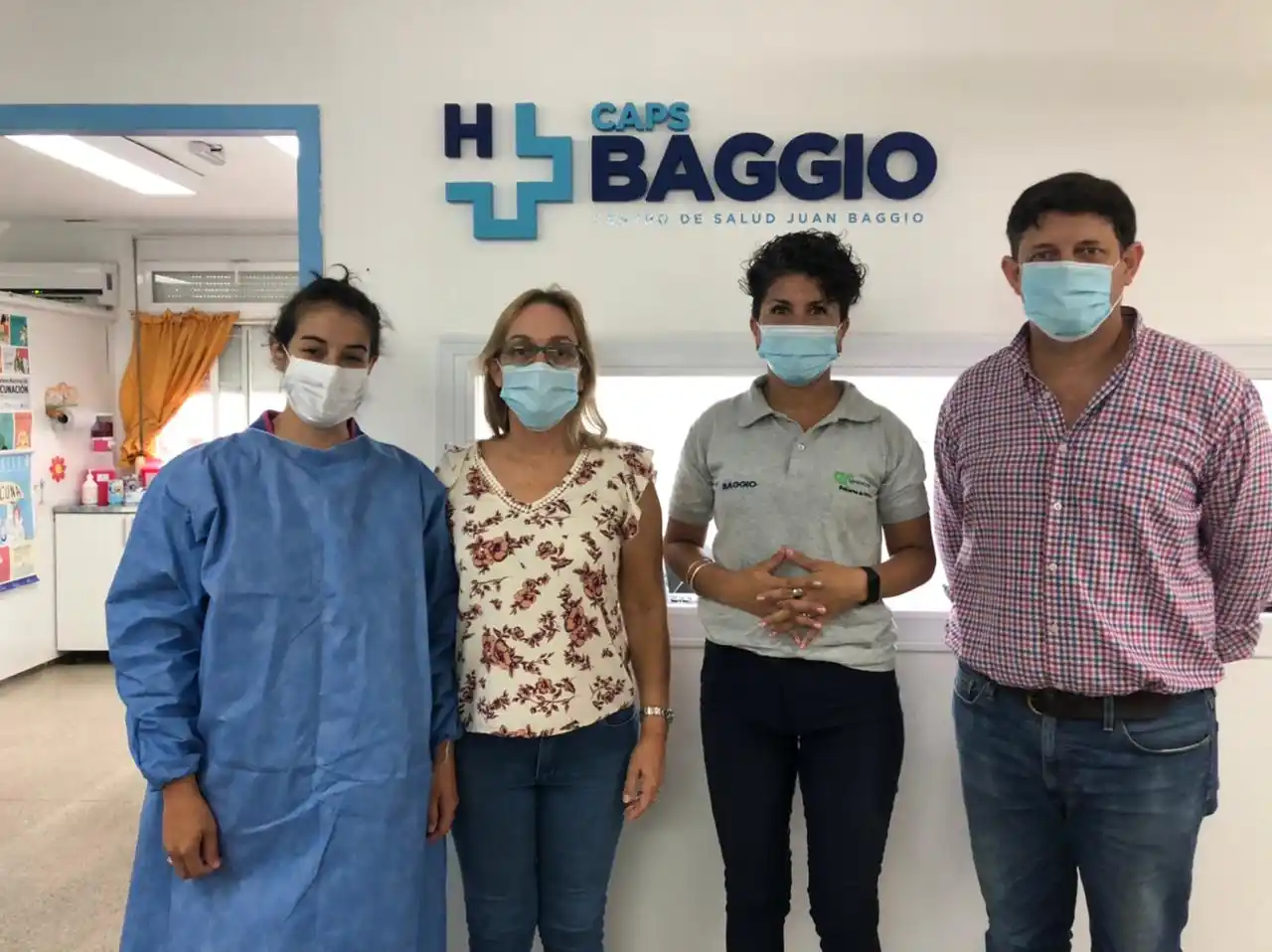 El Hospitalito Baggio comenzó a vacunar con la Sputnik V