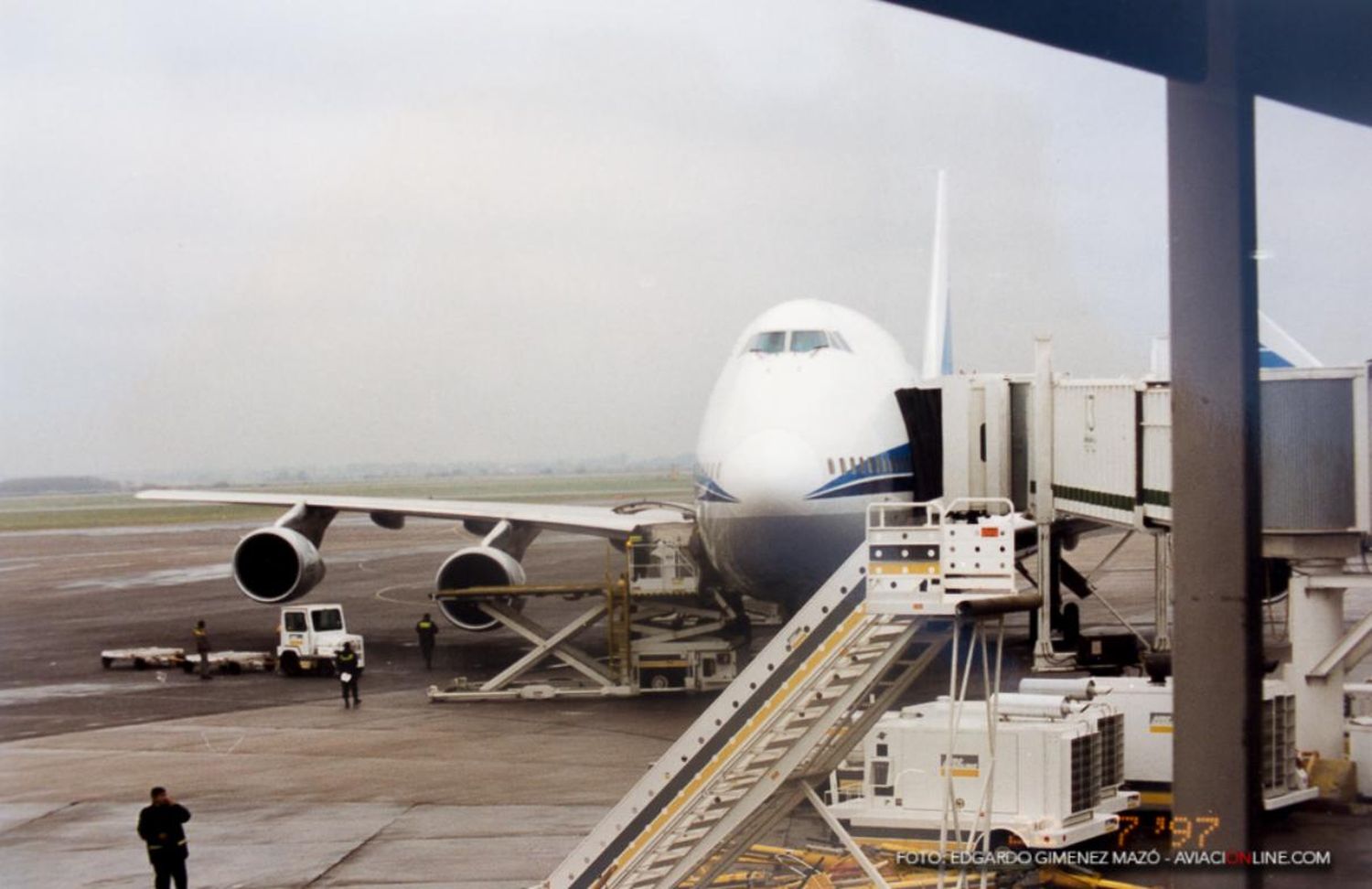 Un viaje al aeropuerto de Ezeiza en 1991