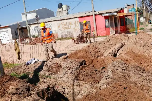 Avanza la obra de extensión de red gas que beneficiará a 5 mil vecinos