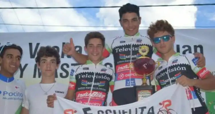 Juan José Paz campeón en la Vuelta a San Juan junior