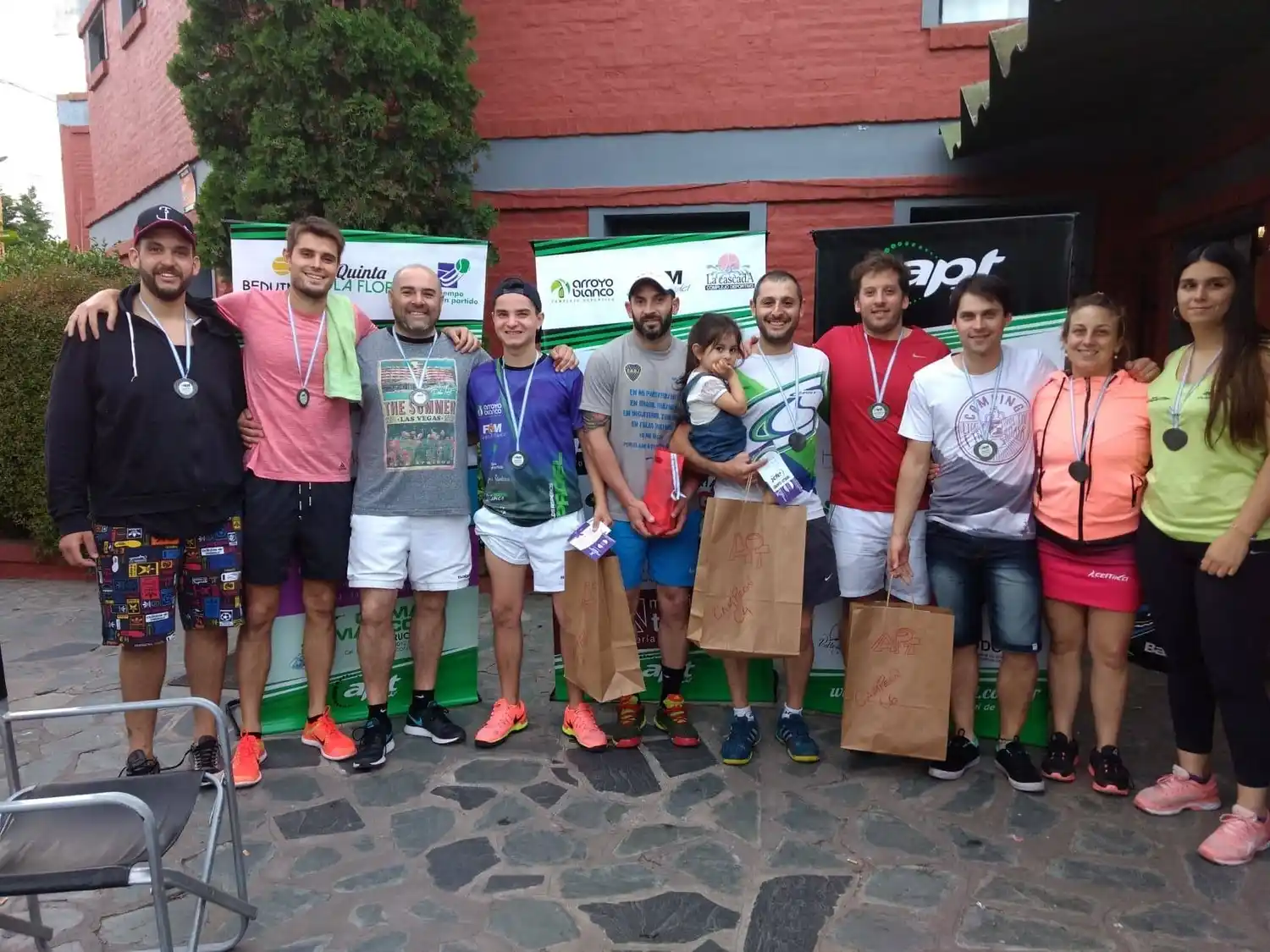 Se disputaron tres torneos de padel