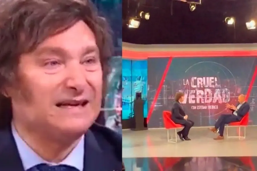 Milei: “Si uno pide en un estudio de televisión respeto, lo tildan de loco”