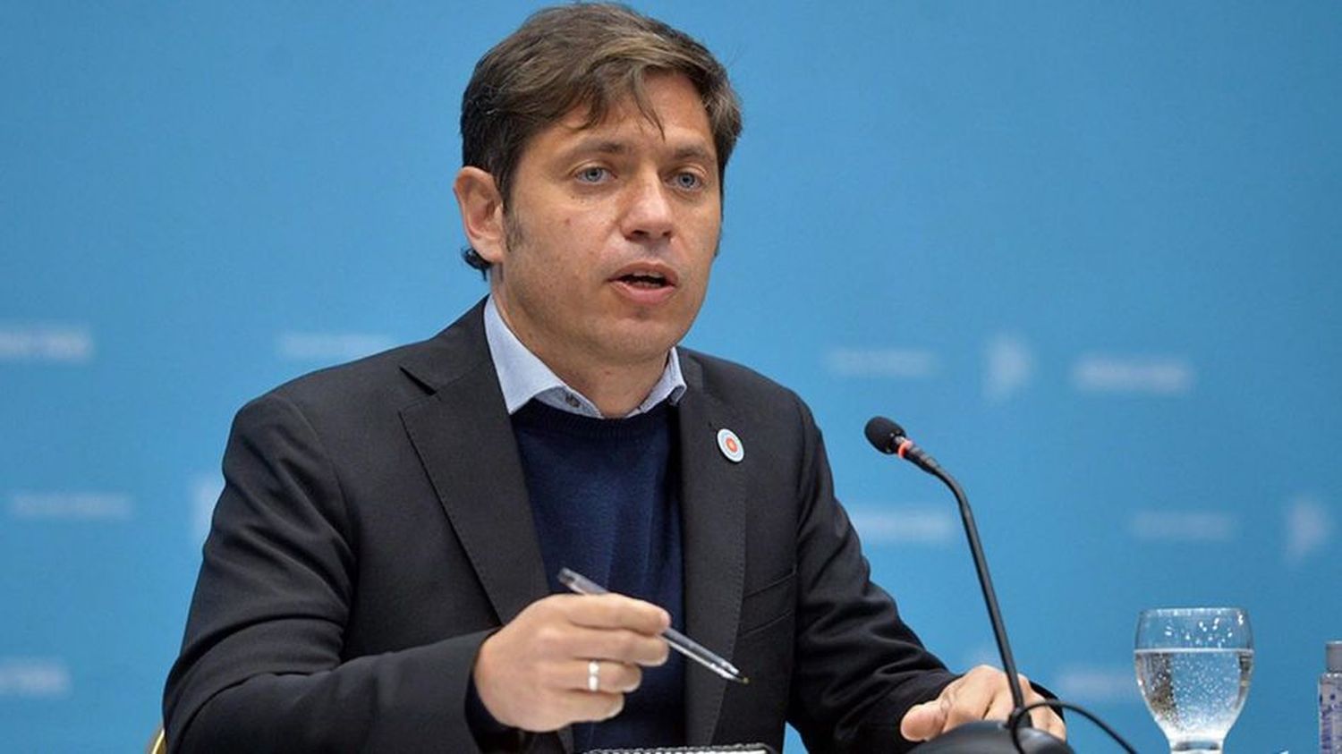 Kicillof brindó su última entrevista radial antes del inicio de la veda.