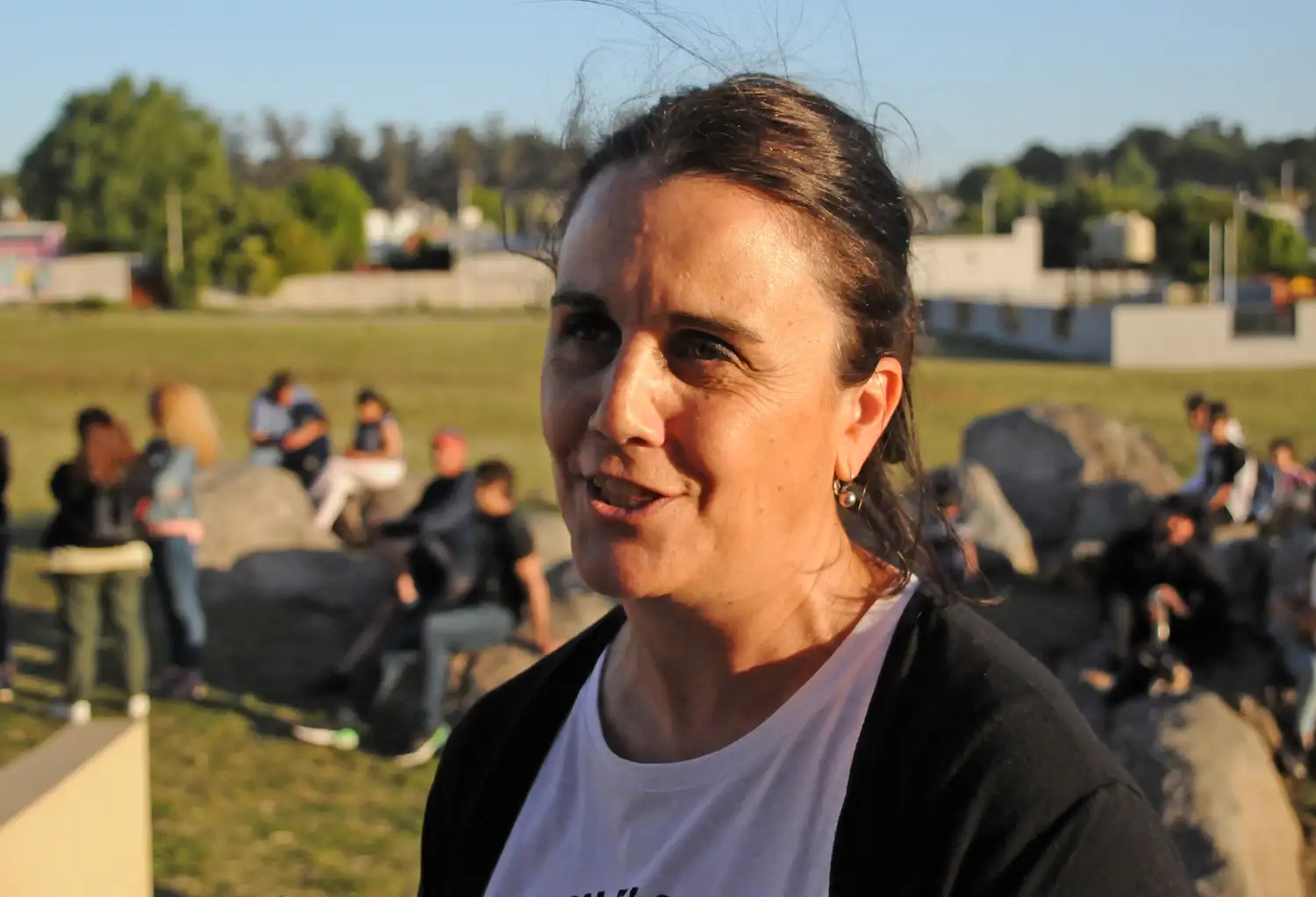 La secretaria de Desarrollo Humano y Hábitat, Juliana Teerink.