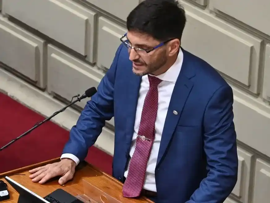 Pullaro en el inicio del período ordinario de sesiones. Crédito: Flavio Raina