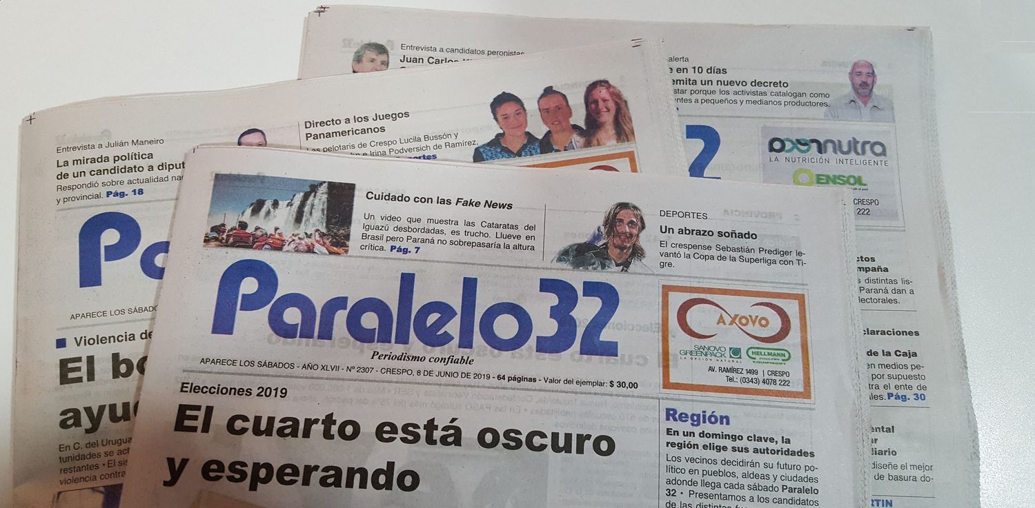 A 49 años de su fundación, Paralelo 32 es un medio de referencia en Entre Ríos