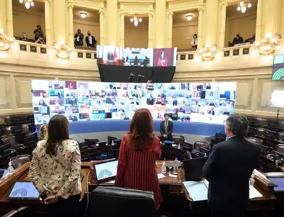 El Senado realizó su primera sesión remota: Aprobó 20 decretos
