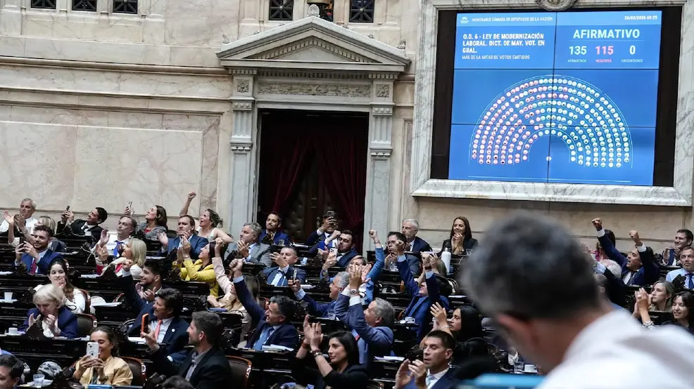 El Gobierno aprobó la reforma laboral en Diputados