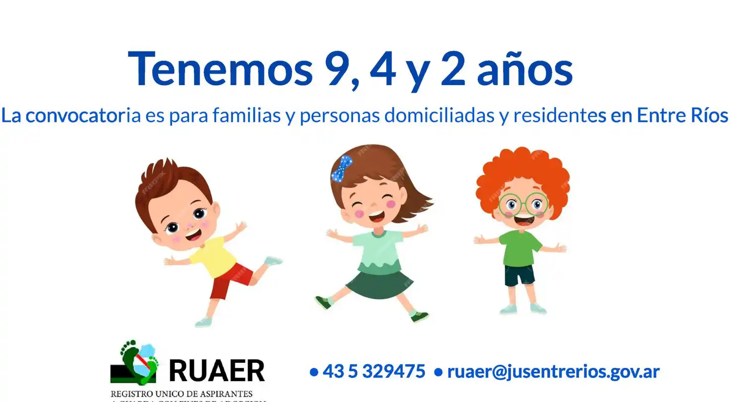 Tres hermanos buscan una familia