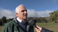 Destrozos en Los Cardos: se realizan los trabajos de reparación de la cancha