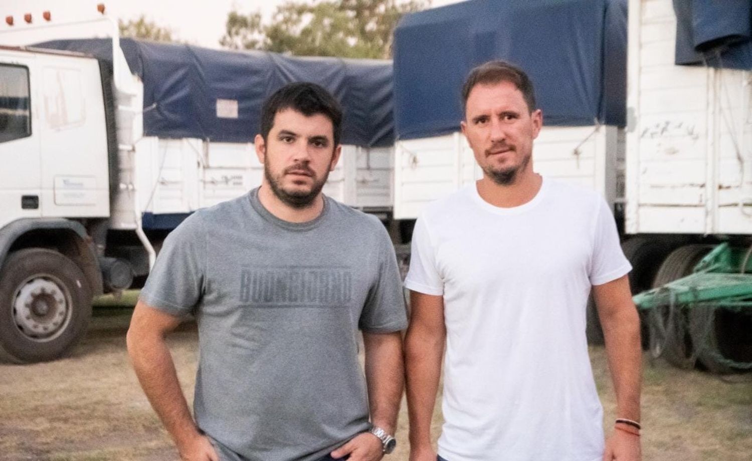 Chiarella y Pellegrini anunciaron que van a concretar la playa de estacionamiento de camiones