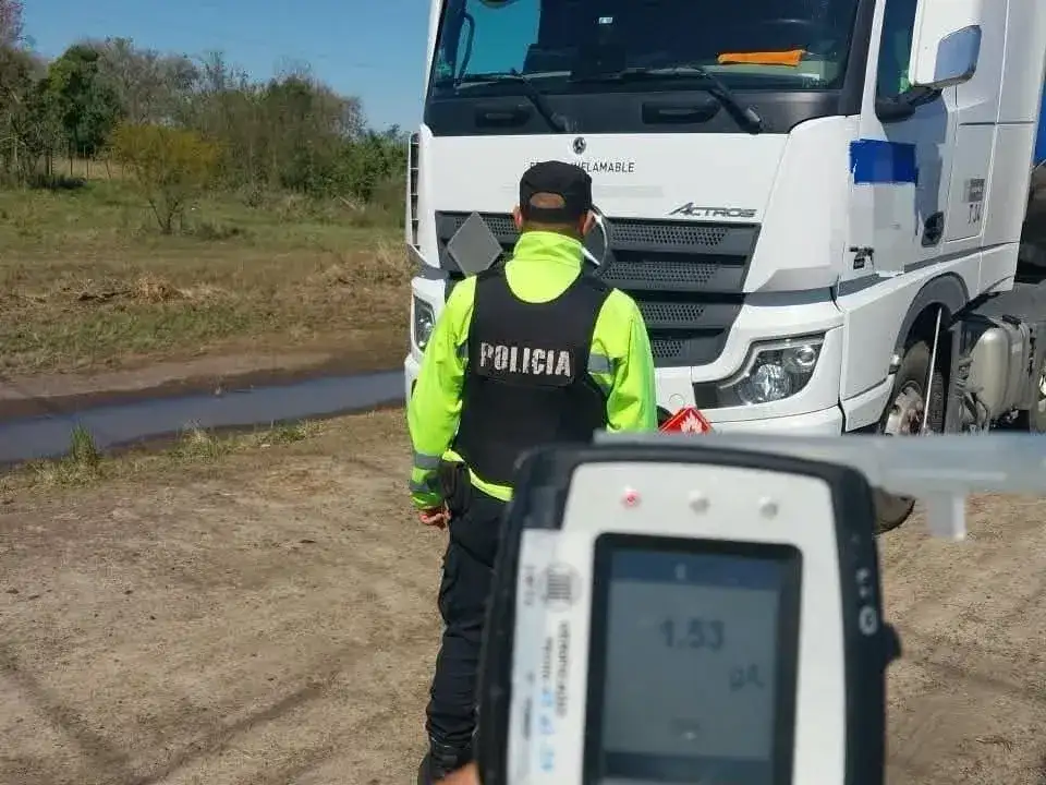camión alcoholemia