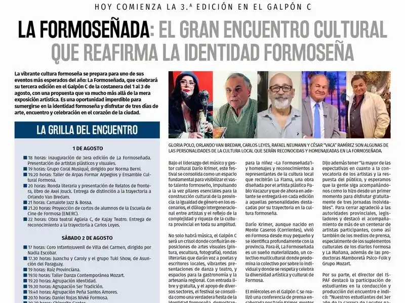 La Formoseñada: El gran encuentro cultural que reafirma la identidad formoseña