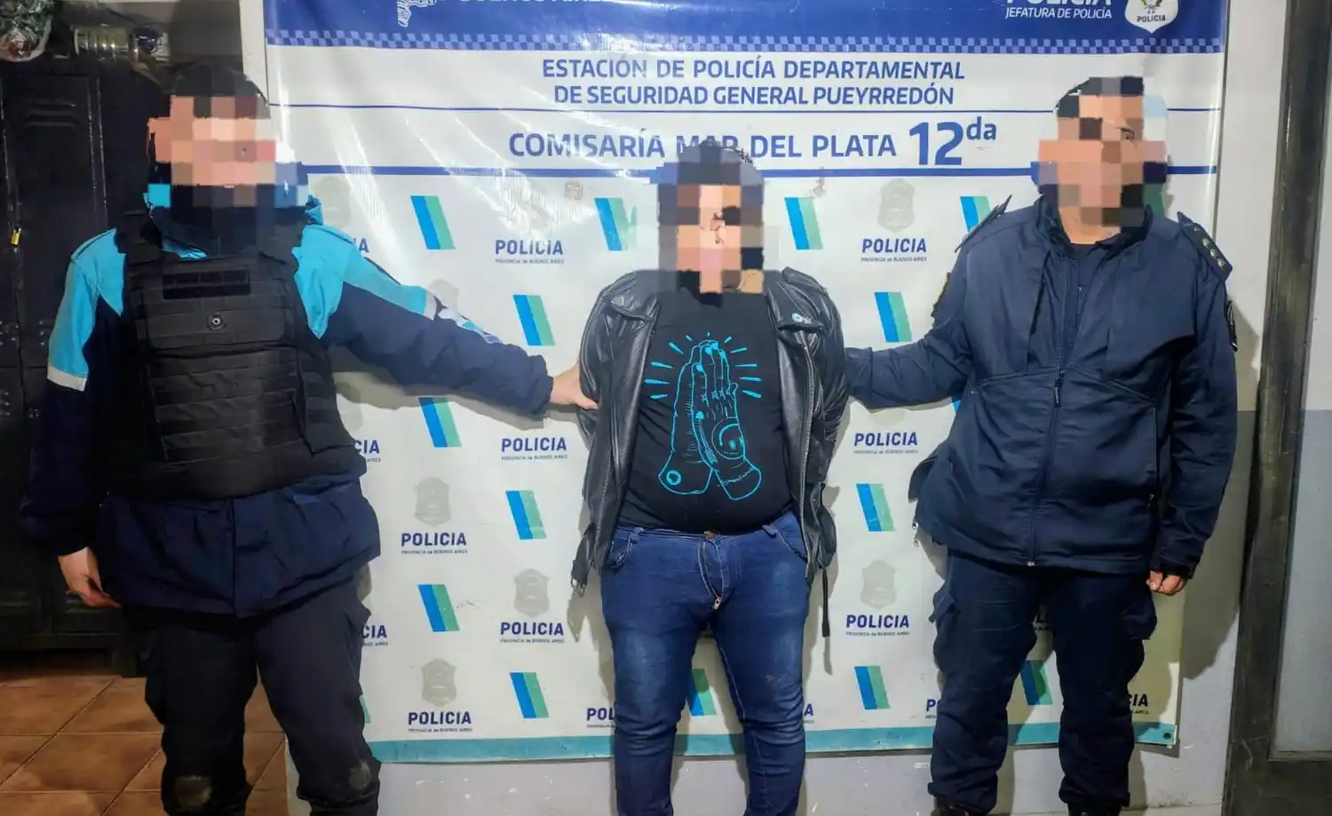 El violento sujeto fue detenido y enviado a la Cárcel de Batán.