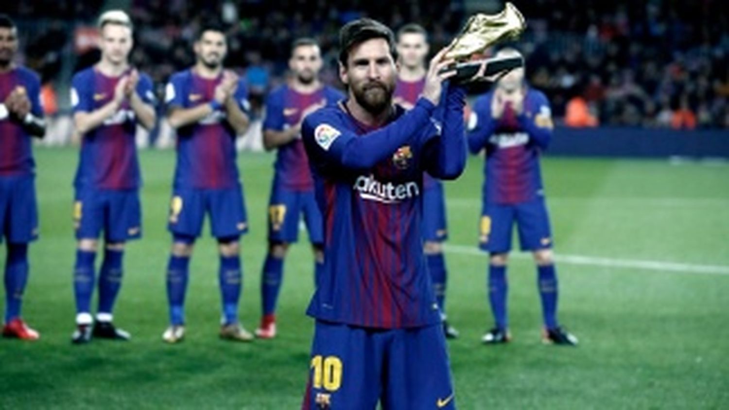 Messi ganó la Bota de Oro europea por quinta vez y batió otro récord