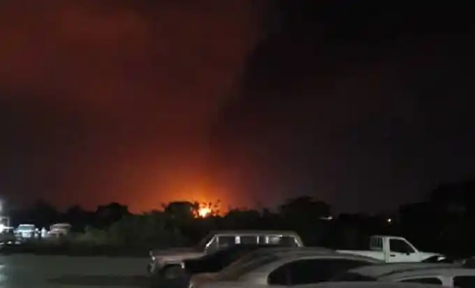 ¡COMO UN DESTELLO NUCLEAR! Explota tubería de combustible en Anzoátegui