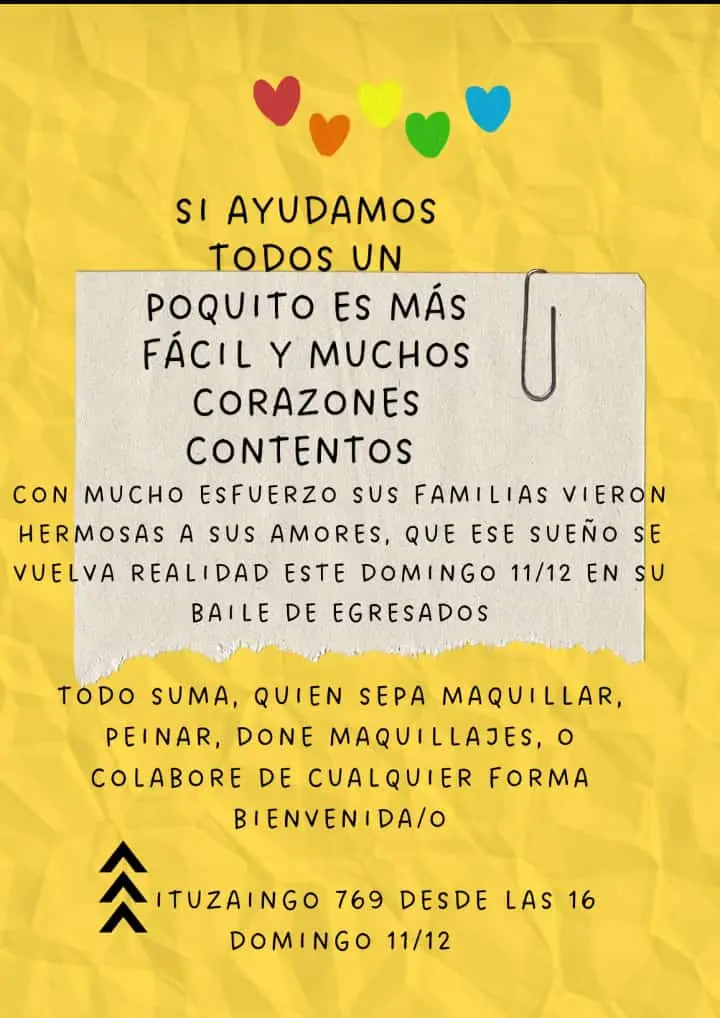 Baile suspendido: maquillaje y “pelu” gratis para las egresadas