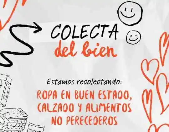 Colecta de alimentos no perecederos de la  biblioteca Meister