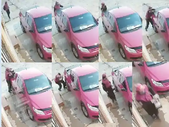 Quedó registrado en cámara de seguridad mientras robaba herramientas  de una camioneta