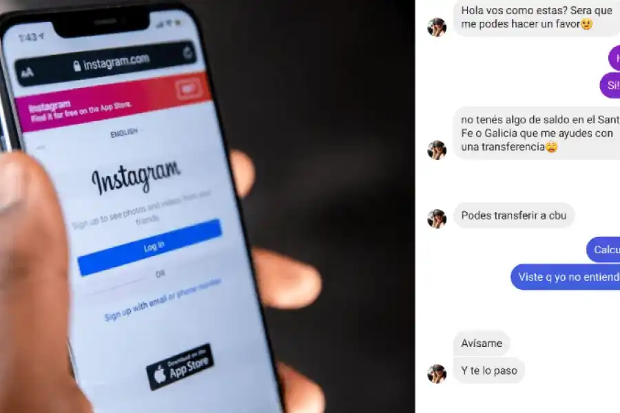 Le robaron la cuenta de Instagram a una periodista rosarina y quisieron estafar a una locutora: el desopilante chat