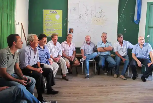 Dirigentes de Nuevo Espacio se reunieron con Busti           