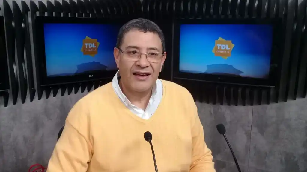 Daniel Lopez en el desayuno de Tandil Despierta