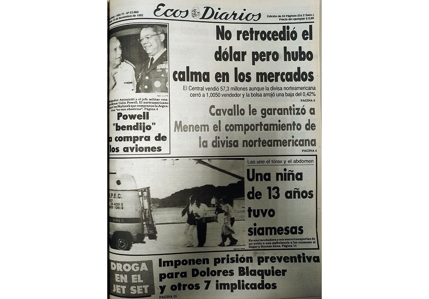 Viernes 13 de noviembre de 1992