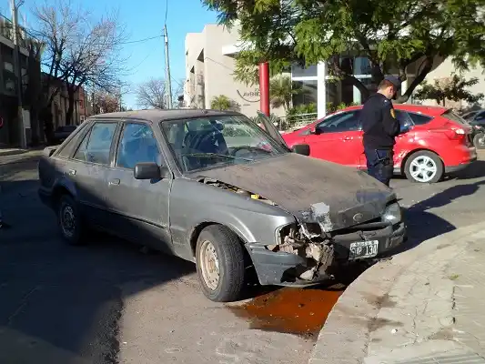 Fuerte choque en 1º de Mayo y Luis N. Palma: un menor lesionado