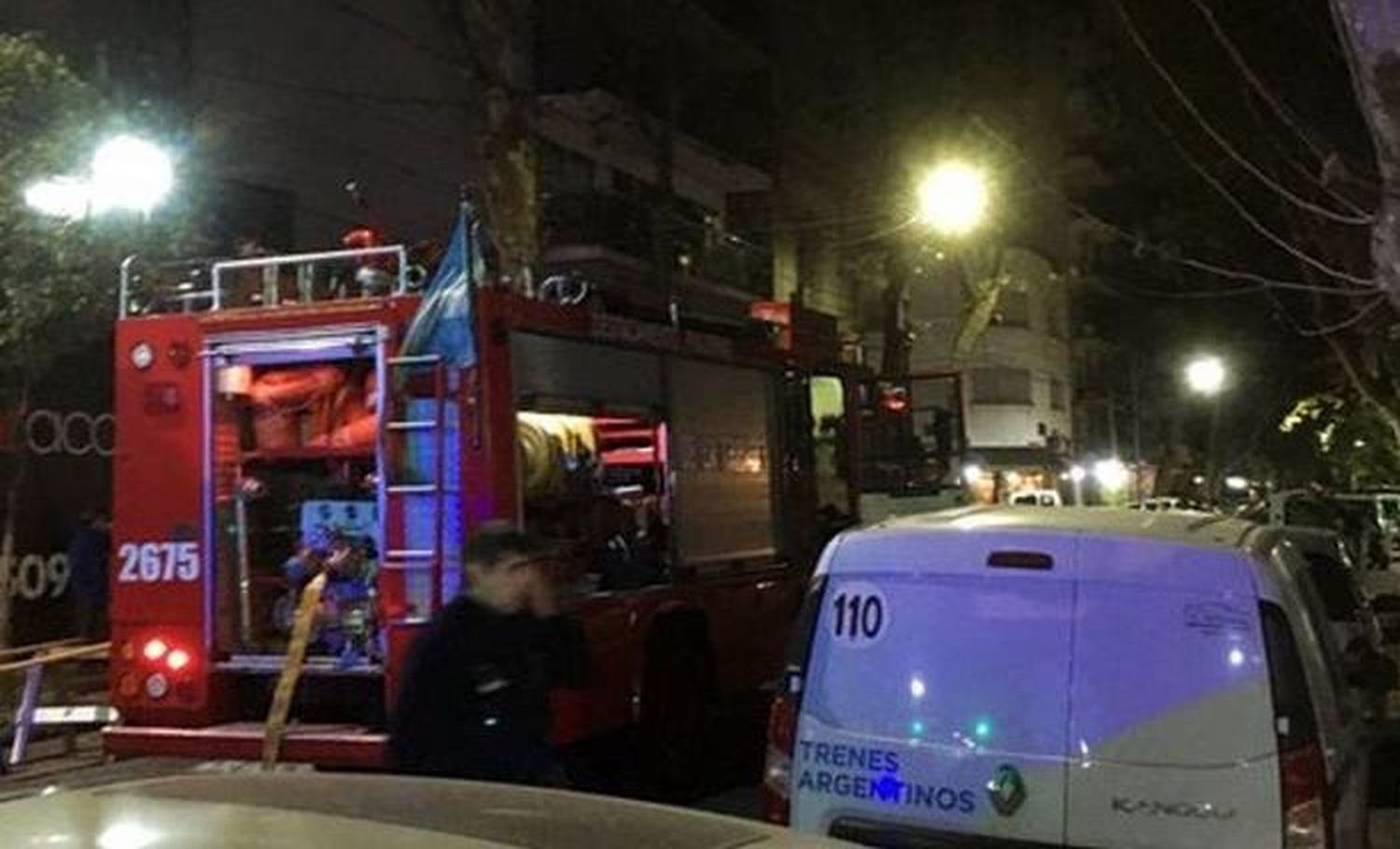 Feroz incendio en un edificio de Belgrano: un muerto y tres heridos