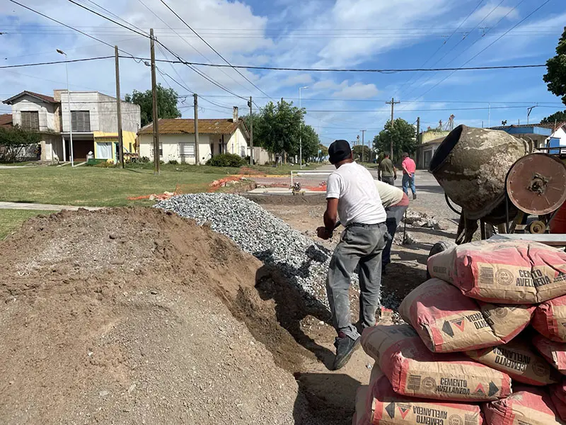 Pavimento en San Manuel