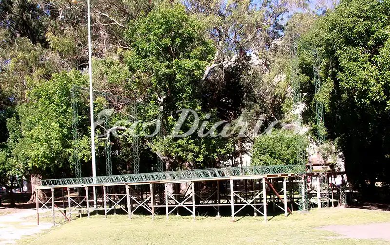 Ultimos preparativos del 57º Festival Infantil