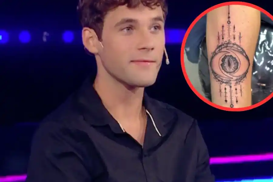 Agustín se hizo un tremendo tatuaje en honor a Gran Hermano y las redes no se lo dejaron pasar: “El menos fantasma”