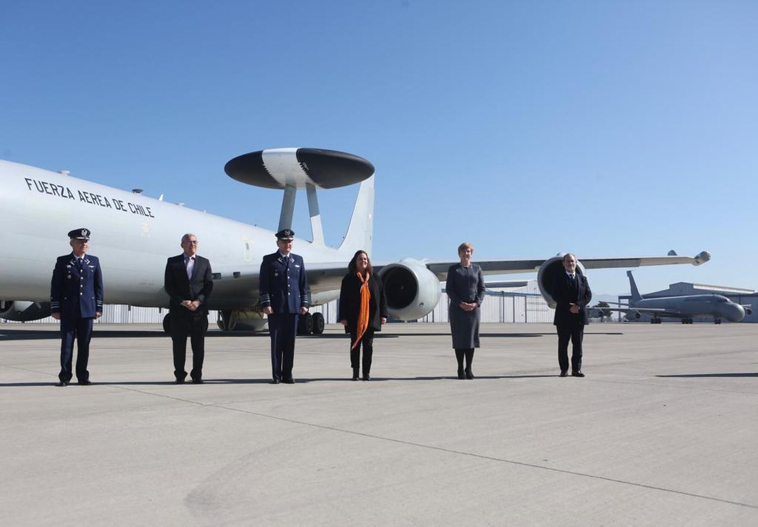 Chile officially receives two E-3 Sentry aircraft donated by the UK