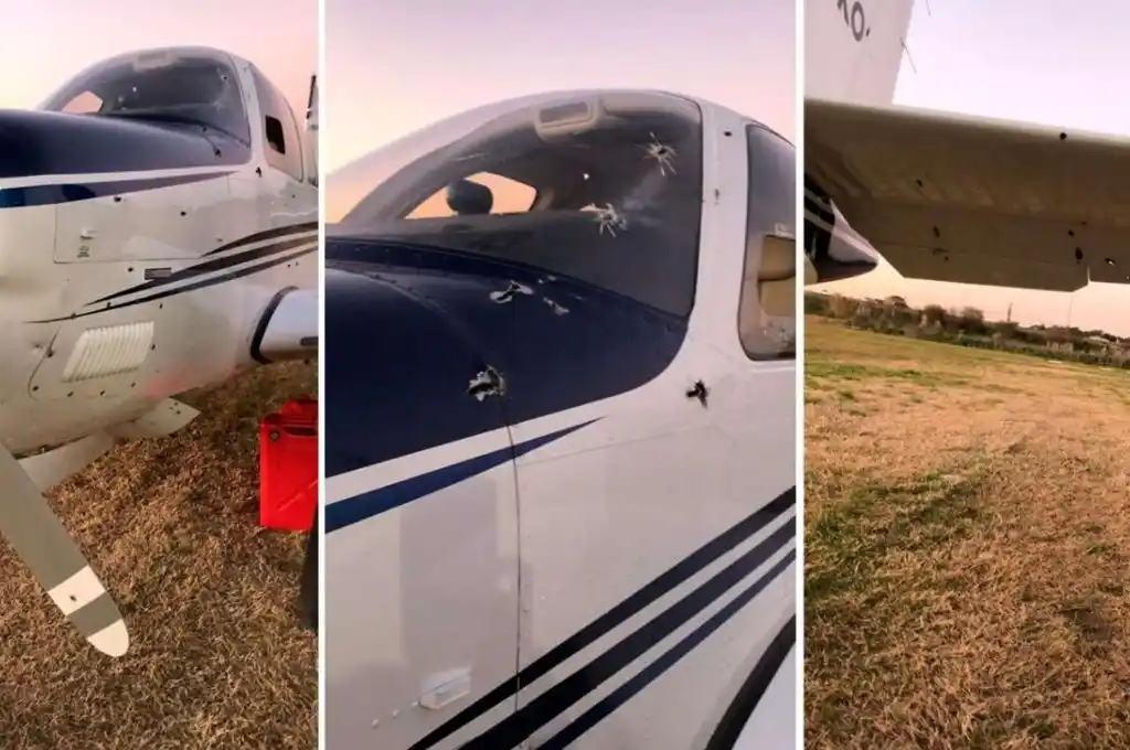 Atacaron a balazos la avioneta de un empresario