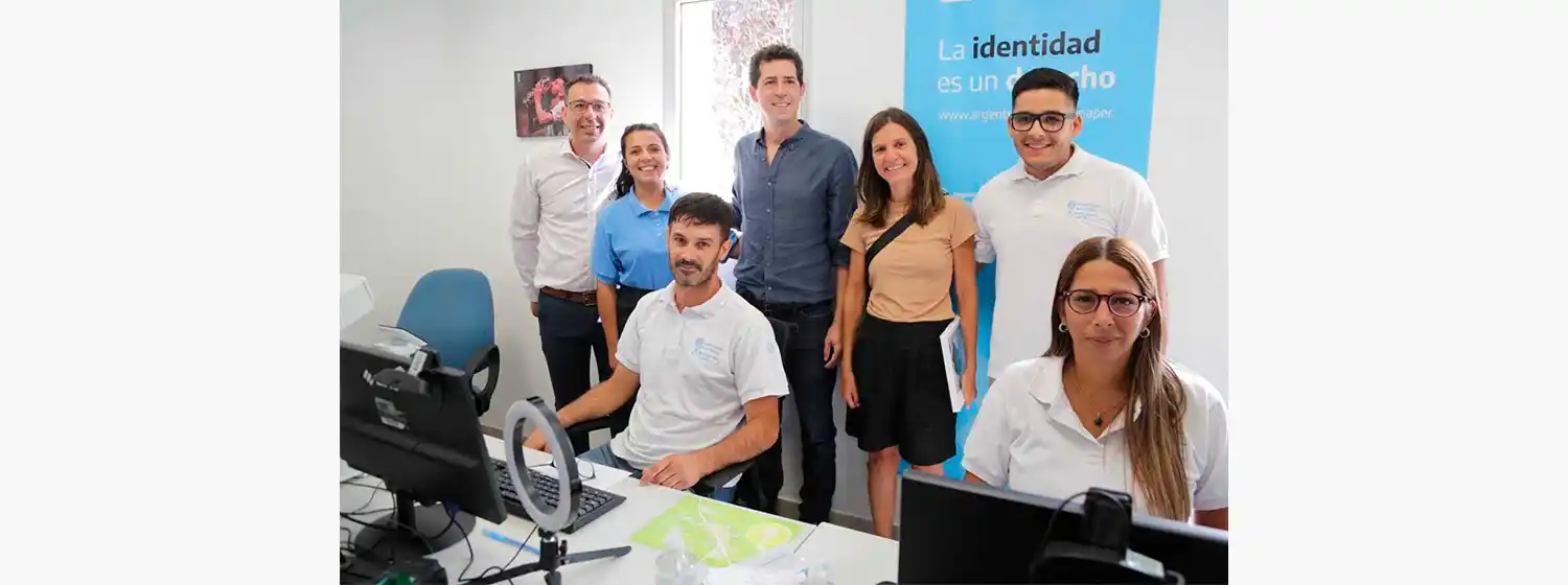 Raverta participó junto a Wado De Pedro de la apertura de una oficina del Renaper en Batán