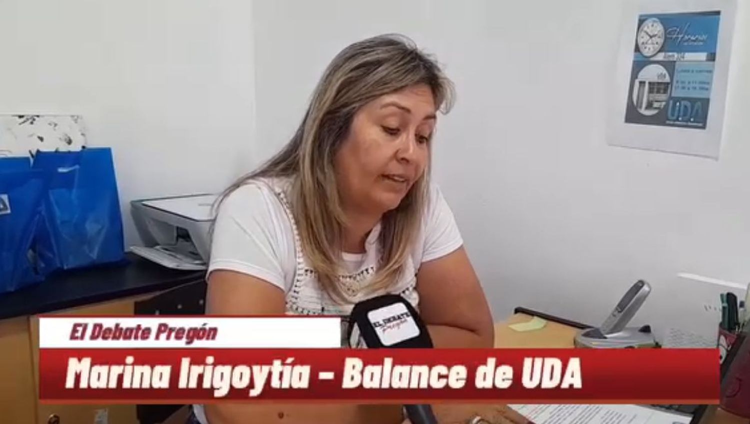 Marina Irigoytía – Balance de UDA