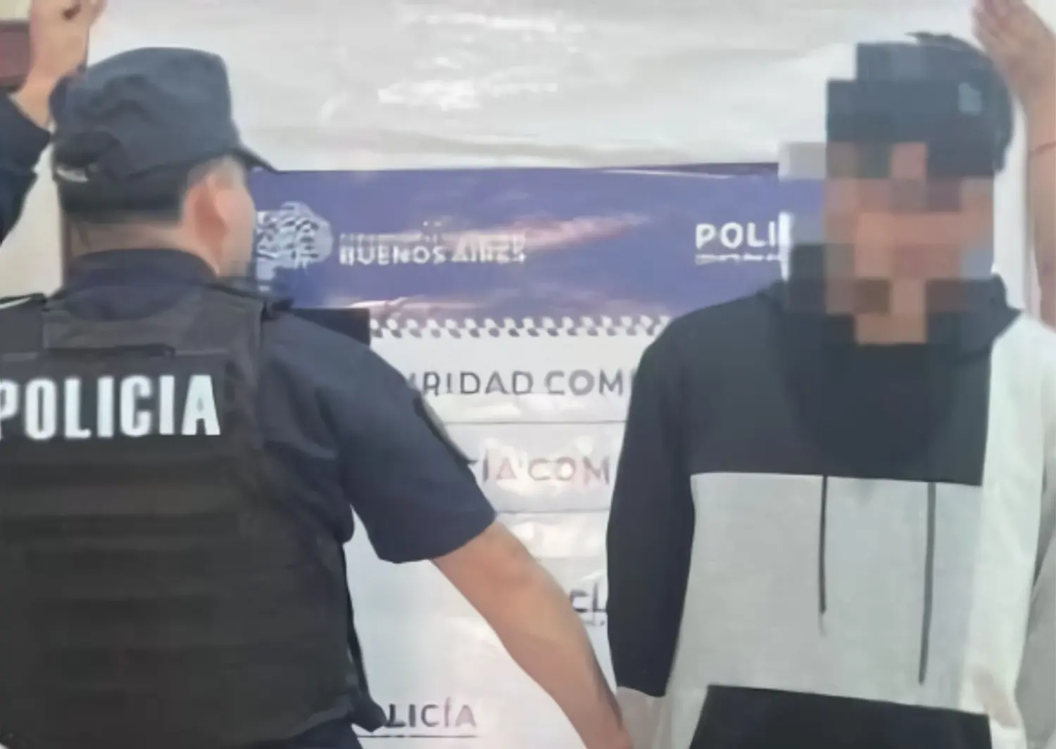 El joven fue trasladado a la Comisaría.